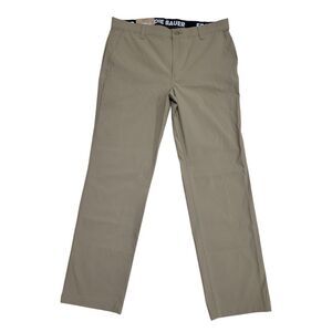 Eddie Bauer Men's Tech Water Resistance Stretch Pockets Chino Pant - Khaki